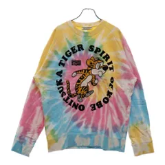 Onitsuka Tiger (オニツカタイガー) SWEAT TOP タイダイデザイン クルーネックスウェットトレーナー マルチ 2183B071のサムネイル
