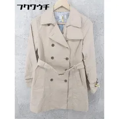 ◇ ◎ index インデックス ウエストベルト付き トレンチ コート サイズS ベージュ レディース 【中古】 【1002802394607】のサムネイル