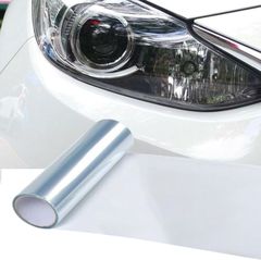 【人気商品】シールタイプ 取り付け簡単 シールタイプ 紫外線対策 テールに保護フィルム ヘッドライト 30x120cm (透明) 車 アイラインフィルム ヘッドライトフィルム サムコス