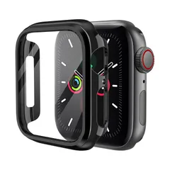 【人気商品】SE2/SE/9/8/7/6/5/4 40mm Series PC+TPE材質 保護ケース ケース 高耐久 Watch 耐衝撃 Apple コンパチブルアップルウォッチ ケース超軽量 コンパチブル 保護カバー KIMOKU ブラック
