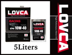 送料無料★LOVCA RACING 10W-40/5L★日本製100%化学合成