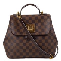 【Louis Vuitton】ルイ・ヴィトン ベルガモPM N41167 ダミエエベヌ ブラウン系 ハンドバッグ ショルダーバッグ 2WAY レディース 【中古品】 USED-AB 【9304】