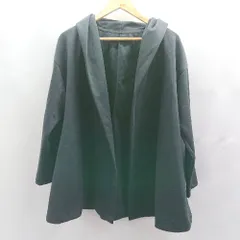 ◇ ⊇ plein de vie プラン ド ヴィー 長袖 カーディガン サイズ38 ブラック系 レディース E  【1503310014341】