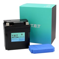 T.E.T LFP14-A2 超軽量 リチウムイオンバッテリーYB10-A2 / YB14-A2 互換 7.8Ah 468CCA 99.84Wh BMS電圧計搭載 LiFePO4 バイク用TETバッテリー長期保証