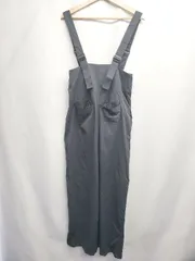 ◇ Θ HANNE アン ワイドパンツ サロペット サイズS ネイビー レディース E  【1507100004864】