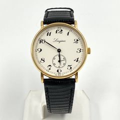 ✨稼働品✨LONGINES  白文字盤　スモセコ　手巻き腕時計