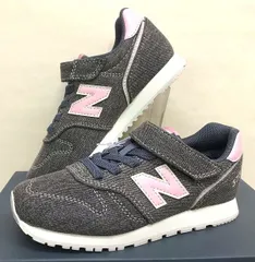 ★新品★『ニューバランス』NB ニューバランス　キッズランニング　YV373グレーデニム（DC2)19.0センチ