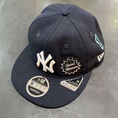 TO        SAINT MICHAEL NE_CAP / YANKEES / NAVY / コラボ ニューエラ 刺繍 キャップ 帽子 セントマイケル  ネイビー SM-HR8-0000-C50 90466A4