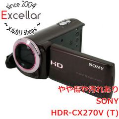 [bn:7] SONY　デジタルHDビデオカメラ　HANDYCAM HDR-CX270V/T　ボルドーブラウン