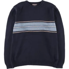古着 エディーバウアー Eddie Bauer コットンニットセーター メンズL相当/eaa399594