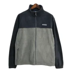 Columbia コロンビア フリースジャケット アウトドア バイカラー グレー (メンズ XL) 中古 古着 T0973