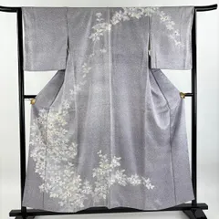 訪問着　紫⭐︎袷（あわせ）正絹⭐︎肩身丈156 楽天市場】訪問着 身丈167cm 裄丈70cm L 袷 長峰茂生 落款あり
