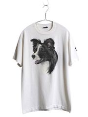 デルタ アニマルTシャツ シングル 犬 古着 90s USA L 白 20328 - メルカリ