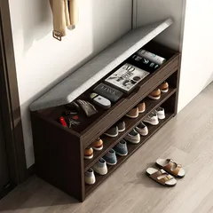 メルカリ最安値☆ ベンチ 収納 付 玄関 いす スツール 介護 にも