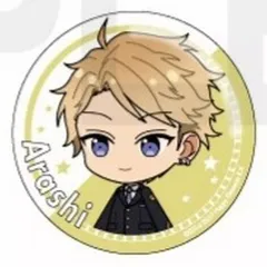 【中古】バッジ・ビンズ 鳴上嵐 「あんさんぶるスターズ!! POP UP SHOP in 東京キャラクターストリート オリジナルBIG缶バッジコレクション BOX：C」