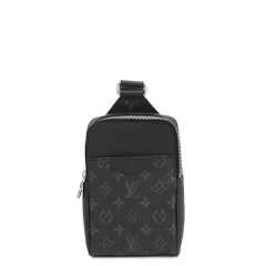 ルイヴィトン ボディバッグ モノグラム・エクリプス タイガ アウトドア・スリングバッグ M30741 ブラック 黒 タイガラマ