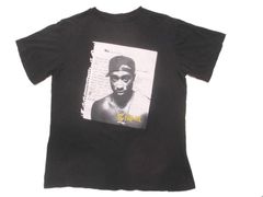 CROSS COLOURS 2PAC プリントTシャツ M 黒 アメリカ古着