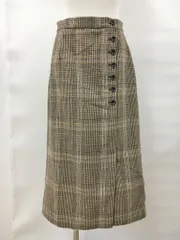 インディヴィ INDIVI スカート 12 チェック 2504WS075