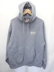 ◇ ⊇ BEN DAVIS ベンデイビス くすみカラー 裏起毛 プルオーバー 長袖 パーカー サイズL ネイビー系 メンズ E  【1409250034398】