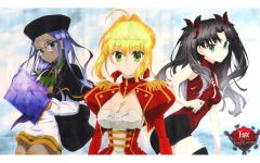 [중고] 수건·수건 라니=VIII&세이버&토사카 린 멀티 크로스 vol.2 한정 아소트 ver. [Fate/EXTRA Last Encore]