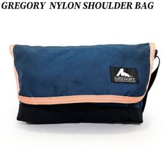 GREGORY バッグ グレゴリー ナイロン ショルダーバッグ ネイビー ピンク GREGORY SHOULDER BAG ファッション カジュアル カリフォルニア 中古品 ユーズド 匿名配送 アメリカ ブランド 日本国内流通の正規品です メンズ レディース
