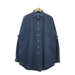 RALPH LAUREN / ラルフローレン | 90s ヴィンテージ BLAKE コットン ボタンダウン シャツ | L | ネイビー | メンズ