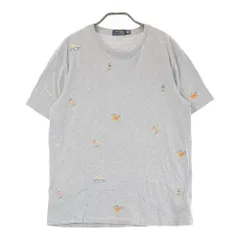 POLO RALPH LAUREN ポロ ラルフローレン  半袖Tシャツ 刺繍総柄 グレー系 M [240101405578] メンズ