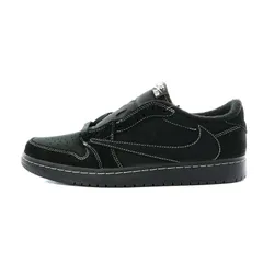 ナイキ NIKE × Travis Scott トラヴィス スコット Air Jordan 1 Low OG SP Black Phantom エアジョーダン1 ロー ブラック ファントム スニーカー シューズ US10 28.0cm 黒 DM7866-001のサムネイル