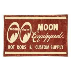 MOON Equipped フロアマット /アメリカン雑貨 MOONEYES ムーンアイズ アイボール インテリア ガレージ 車 バイク アメリカ雑貨 オシャレ リビング