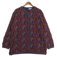 11164 オーストラリア製 GECCU マルチカラー ウール カーディガン 古着通販】90年代 オーストラリア製 COOGI クージー ウール 3D