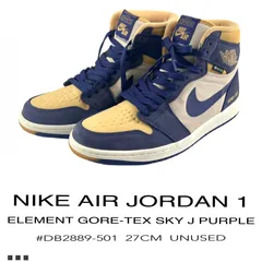 NIKE Air Jordan 1 Element Gore-Tex Sky J Purple ＃DB2889-501 Unused 27cm ナイキ エア ジョーダン 1 ゴアテックス ハイカット パープル 未使用