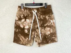 未使用 1piu1uguale3 ウノピゥウノウグァーレトレ 5 ブラウン EASY SHORTS　タイダイイージーショーツのサムネイル
