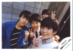 なにわ男子/Lilかんさい 18年セルフィー企画 長尾謙杜/嶋﨑斗亜/當間琉巧/大西風雅 公式写真 *1枚