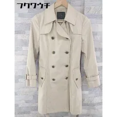 ■ ◎ INED イネド  長袖 トレンチコート サイズ7 ライトベージュ レディース  【中古】 【1103260011119】