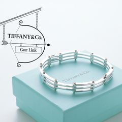 美品 TIFFANY&Co. ティファニー ゲートリンク ブレスレット