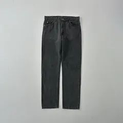 リーバイス505 ブラックデニム　後染め　オレンジタブ　Levi’s505 black straight denim  00s Y1973