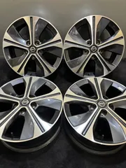 リーフ,キックス純正アルミ4本セット17インチ6.5J 良好品】ニッサン ZE1 リーフ 純正 17in 6.5J +45 PCD114.3 4本