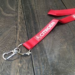 シトロエン　ネックストラップ　赤　CITROEN