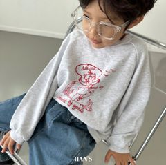 【新品未使用】【韓国子供服ブランド正規品】Han's　スウェット　男女兼用　90cm 100cm 110cm 120cm 130cm　キッズ　ベビー　韓国子供服