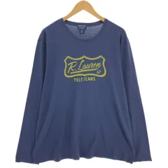 古着 ラルフローレン Ralph Lauren POLO JEANS COMPANY ロングTシャツ ロンT メンズXL相当/eaa490651