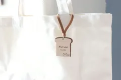 名入れ♪＊ギフトにも＊こんがり耳のパンキーホルダー＊木＊パンダ