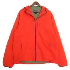 00年代 patagonia パタゴニア ナノエアフーディージャケット アウトドア 大きいサイズ オレンジ (メンズ XXL) 中古 古着 A4075