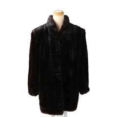 1674 美品✨本毛皮 サガミンクロイヤル コート 毛艶◎ なめし柔らか