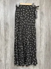 美品 BEAUTY & YOUTH ビューティ&ユース ユナイテッドアローズ 花柄 タグ付未使用品 ロング スカート sizeS/茶 ■■ レディース