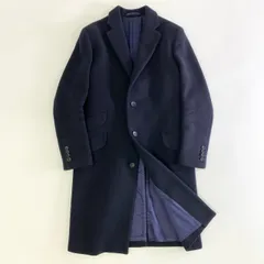 15j16 SCYE BASICS サイベーシック CHESTER COAT チェスターコート 5215-73502 38 ネイビー  日本製のサムネイル