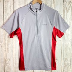 【Men's S グレー系】 2012 Patagonia ( パタゴニア ) ショートスリーブ フォアランナー 1/4ジップ Short-Sleeved Fore Runner 1/4-Zip ポリエステル ウェア トップス インナー シ