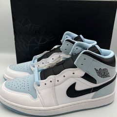 新品 27cm Nike Air Jordan 1 Mid "Ice Blue Nubuck" ナイキ エアジョーダン1 ミッド "アイスブルーヌバック"