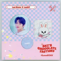 【中古】バッジ・ピンズ リノ SKZ×SKZOO PIN BUTTON SET(缶バッジ3個セット) 「Stray Kids 2ND #LoveSTAY ‘SKZ’S CHOCOLATE FACTORY’」