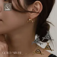 ピアス 金属アレルギー対応 18Kコーティング レディース フープ トライアングル オービット モダン 大人 シンプル かわいい エレガント ジュエリー ゴールド シルバー送料無料 プチプライス高見え CRAIFE