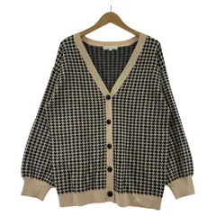 美品 Deuxieme classe 21AW ジャガードカーディガン 千鳥格子 美品 Deuxieme classe 21AW ジャガードカーディガン 千鳥格子